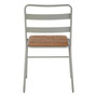 District Grey Metal and Elm Wood Chair