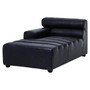 King Left Arm Leather Modular Chaise