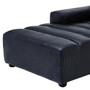 King Left Arm Leather Modular Chaise