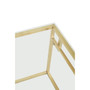 Allure Gold Brushed Side  Table