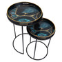 Celina Set of Two Agate Side Tables