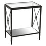 Axis Rectangular Black Finish Side Table