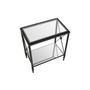 Axis Rectangular Black Finish Side Table
