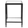 Axis Square Black Finish Side Table