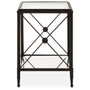 Axis Square Black Finish Side Table