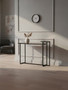 Cercle Smoked Mirror 2 Tier Console Table