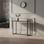 Cercle Smoked Mirror 2 Tier Console Table