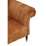 Siena Two Seat Gold Velvet Sofa