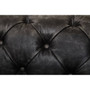 Hoxton Ebony Leather Sofa