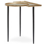 Simbolo Gold Top Side Table