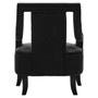 Faye Black Velvet Chair