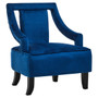 Faye Midnight Blue Velvet Chair