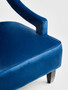 Faye Midnight Blue Velvet Chair
