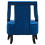 Faye Midnight Blue Velvet Chair