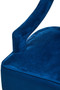 Faye Midnight Blue Velvet Chair