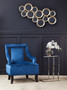 Faye Midnight Blue Velvet Chair