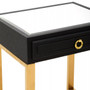 Cardoba 1 Drawer Faux Shagreen Side Table