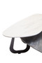 Imperia 2 Tier Large Asymmetrical Ceramic Coffee Table