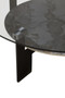 Imperia Round Grey Glass And Ceramic Large Coffee Table