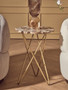 Jaipur Side Table with Agate Top