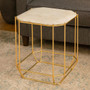 Jaipur White Quartz Side Table