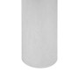 Oria Clear Glass Silver Base Side Table