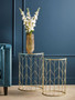 Avantis Art Deco Set of 2 Champagne Side Tables