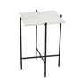 Mandoli White Marble Side Table
