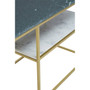 Nirav Assorted Marble / Gold Frame Console Table