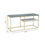 Nirav Assorted Marble And Gold Frame Console Table