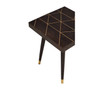 Naro Mango Wood And Gold Finishing Side Table