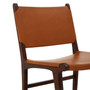 Inca Antique Brown Leather Chair
