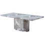 Saronno Grey Marble Dining Table