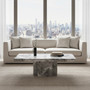 Saronno Grey Marble Coffee Table