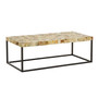 Obra Cream Shell Rectangle Coffee Table