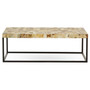Obra Cream Shell Rectangle Coffee Table