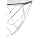 Allure Tempered Glass Chrome Coffee Table