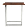 Hampstead Natural and Silver Small Console Table