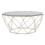 Allure Coffee Table with Brushed Nickel Base