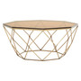 Allure Brushed Bronze Tapered Coffee Table