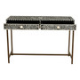 Fusion Console Table with Gold Finish Legs