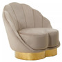 Biarritz Mink Velvet Chair