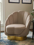 Biarritz Mink Velvet Chair
