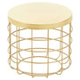 Pali Gold Iron Round Side Table
