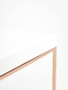 Allure Rose Gold Angled Legs Coffee Table
