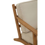 Hector Natural Linen and Oak Armchair