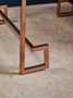 Allure Rose Gold Angled Legs End Table