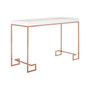 Allure Console Table with Rose Gold Legs