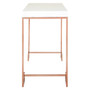 Allure Console Table with Rose Gold Legs