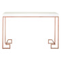 Allure Console Table with Rose Gold Legs